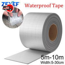 Waterproof Aluminum Foil Butyl Tape High Temp Roof Wall Pipe Duct Crack Repair