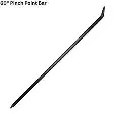 Pry Bar 5 Ft Diamond Point Steel True Temper Hexagonal Pinch Slate Lever Crowbar