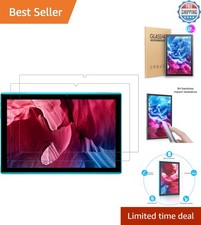 Protective Tempered Glass Film for 10.1 Inch Tablets - 2 Pack Anti-Fingerprint