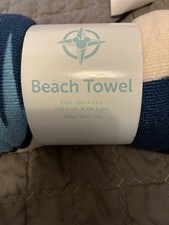 Disney Cruise Line Platinum Beach Towel  ** NEVER USED **