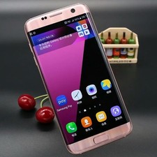 Samsung Galaxy S7 Edge G935U 32GB Unlocked AT&T / T-Mobile 8/10 Good Phone PINK