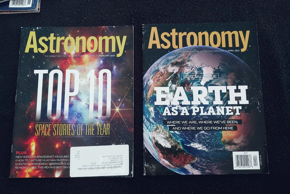 ASTRONOMY Magazines: Lot of 9 - All From 2025- Aliens, Milky Way, Kepler - Image 4 of 4