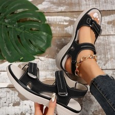 Women Orthopedic Open Toe Sandals Arch Support Flats Summer beach Slippers Shoes