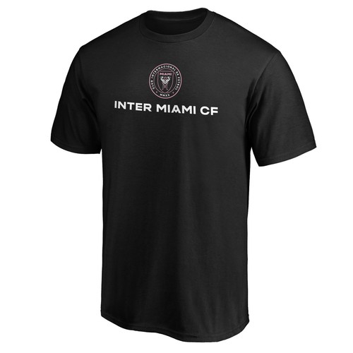 Camiseta negra para hombre con logotipo del Inter Miami CF Club - Imagen 2 de 3