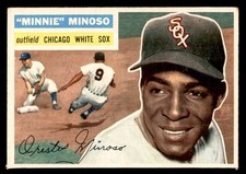 1956 TOPPS #125 MINNIE MINOSO WHITE SOX EX+/EX-MT GRAY 553057 (KYCARDS)