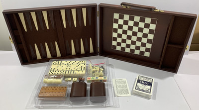 Spiele Kompendium Magnetische Reiseversion Backgammon Dominos Poker Cribbage