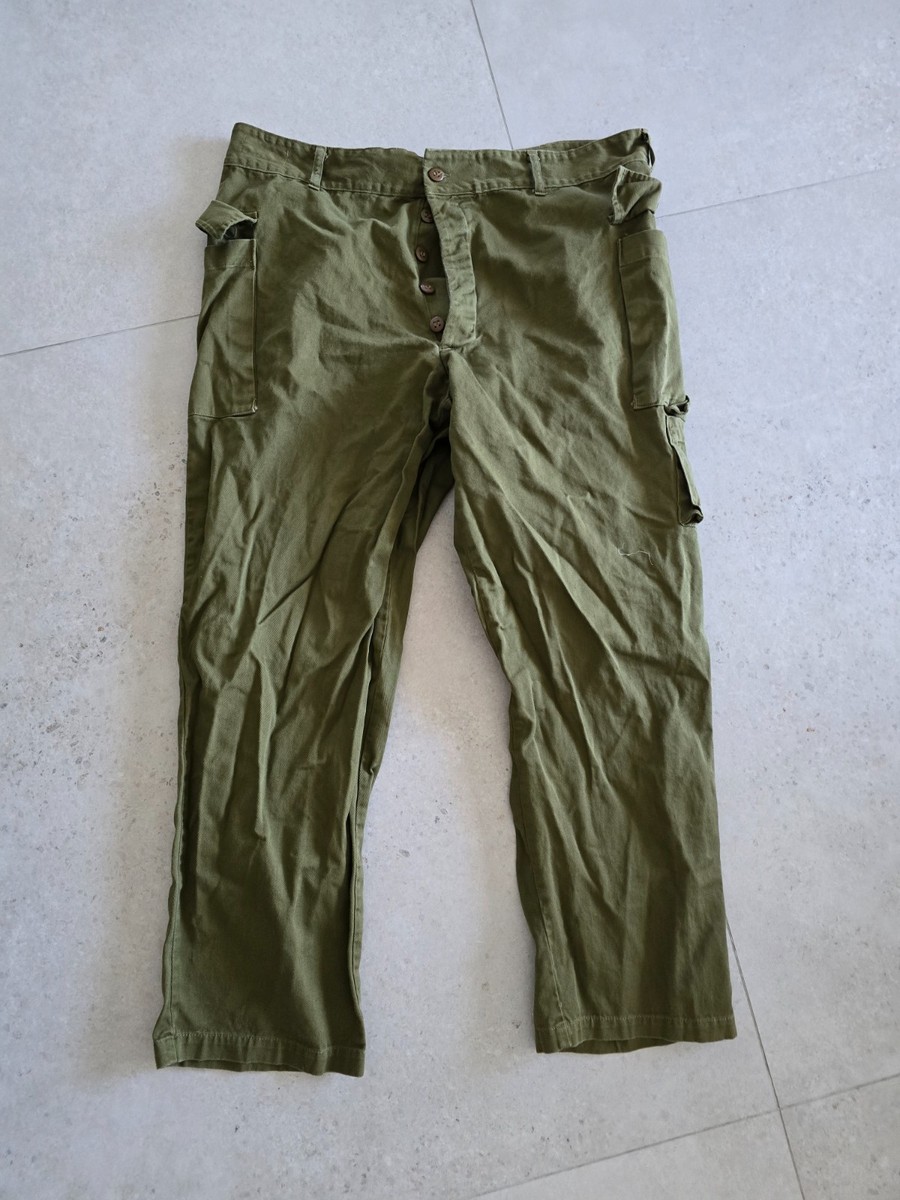 パンツ Israeli Army Military Cargo Pants Israeli Army IDF Cargo Combat Uniform Pants Olive Green XXL B330
