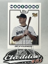 JEFF CLEMENT #286 2008 Topps Baseball Rookie Card QTY Seattle Mariners. rookie card picture