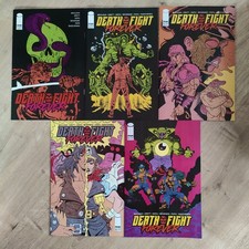 DEATH FIGHT FOREVER #1,2,3,4,5, Full Set, Ima...