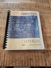 Nice 1967 Chrysler Imperial Service Manual Lebaron 300 New Yorker Newport