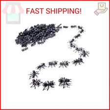 U.S. Toy Mini Plastic Toy Ants Toy Figure 72 Piece , 1 1/2", Black