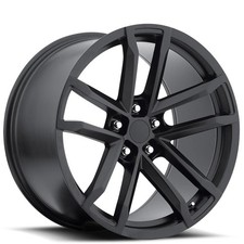 20x9 Chevy Camaro Zl1 Wheels Fr 41 Satin Black Oem Replica Rims 4pcs A1