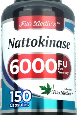Lab - Nattokinase, Natto - 6000 FU of Enzyme per Serving, 150 Capsules, Ultra...