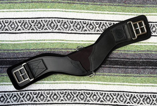 Total Saddle Fit -STRETCHTEC Western Cinch - 26” Black / Neoprene Liner