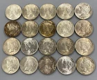 20 US 90% Silver circ. Peace $1 10-1922 5-1923 3-1924 2-1925 L24850