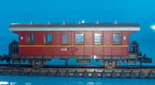 Roco N 24201-NSB-3. Kl. Spantenwagen-Sonderauflage only 198-Vitrine, neuwertig | Zustand: Gebraucht
