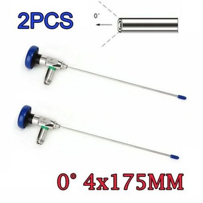 2pcs Rigid 0° Endoscope Sinuscope Arthroscopy 4x175MM Arthroscope Nasal 0 Degree