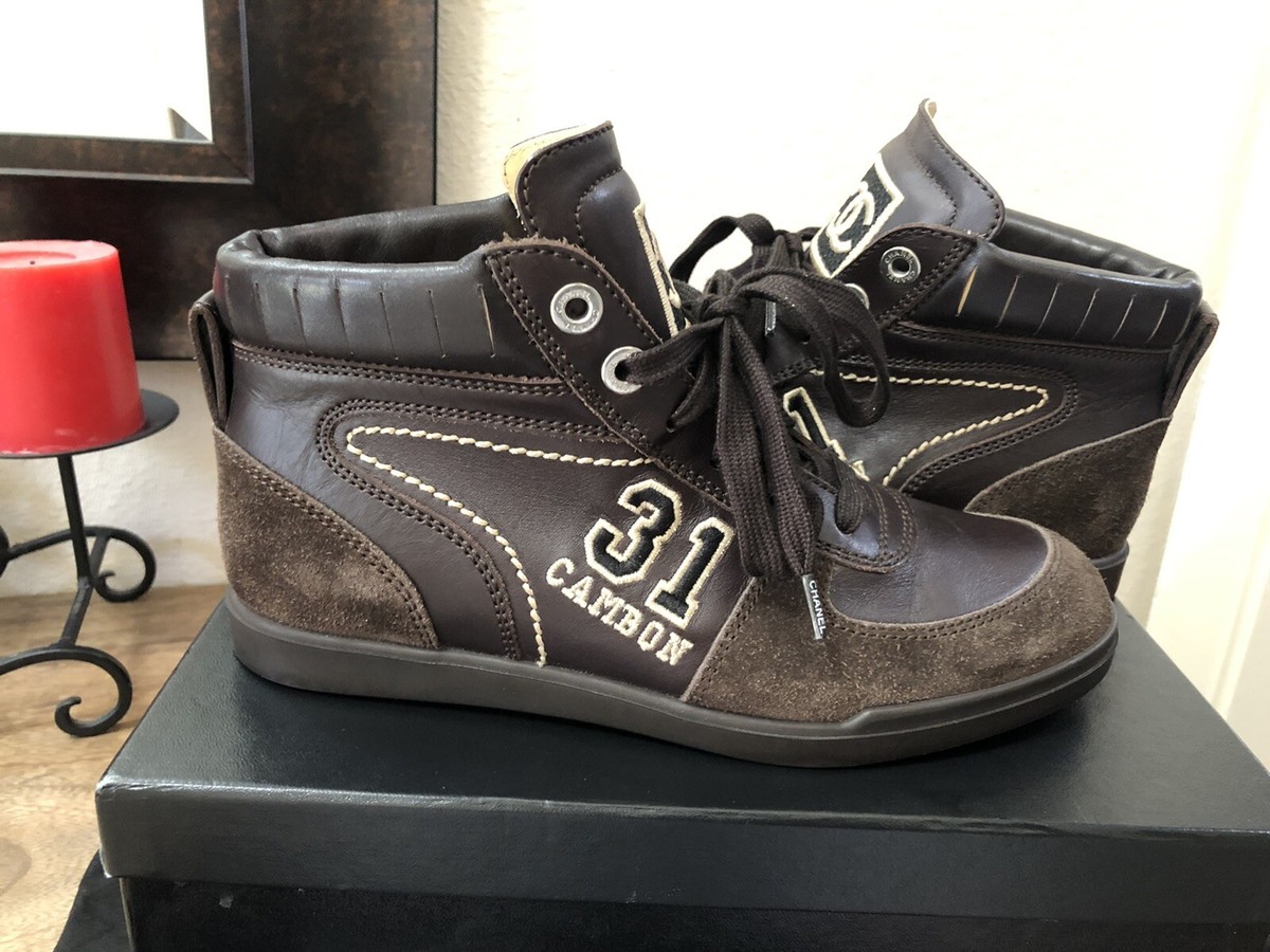 CHANEL Brown Sneakers 31 Rue Cambon G26532 Women's EUR Size 36 - Main Image