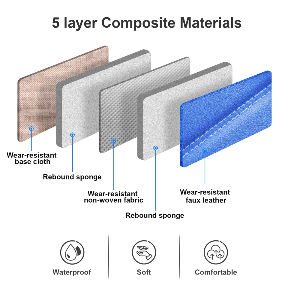 Pu Leather Car Seat Covers For Subaru Forester Legacy Outback 2/5-Seats Foto 3 de 4