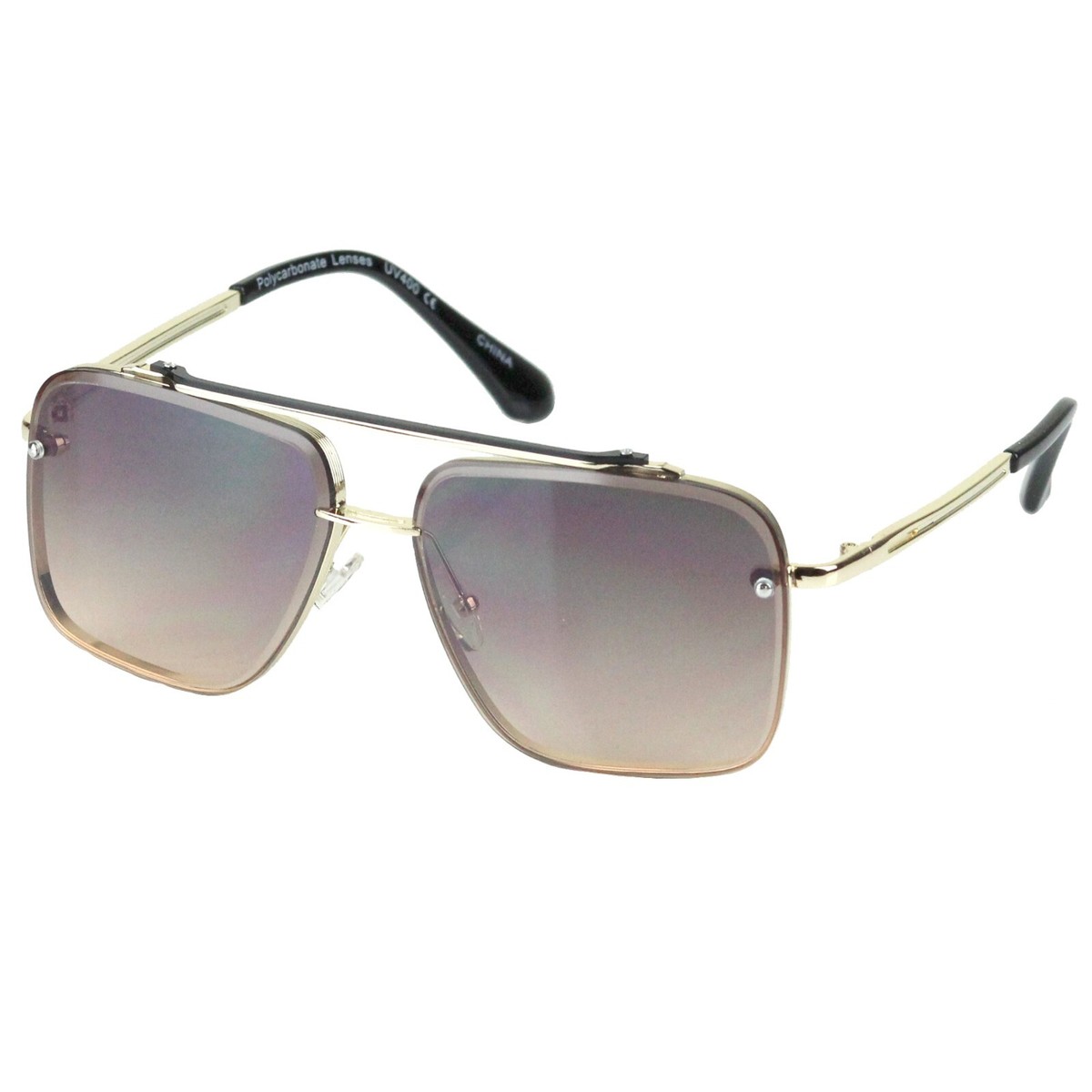 Mens Womens Sunglasses Retro Fashion Metal Driving Square 