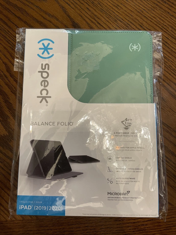 Speck Balance Folio Case for iPad (2019/2020) Emerald Green New In Package - Image 3 of 4