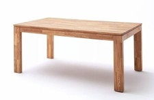 Esstisch Wildeiche massiv geölt erweiterbar 160-240 cm Esszimmertisch mit Auszug