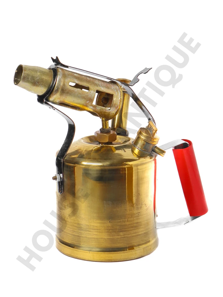 Antique Style Primas Kerosene Oil vintage Brass Blow Torch Lamp in Working Order - Image 4 of 4