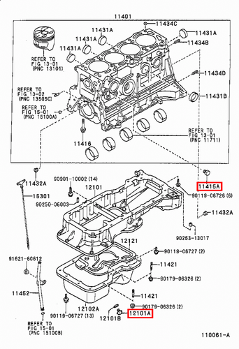 Genuine Hilux KUN26 KUN25 KUN16 KUN15 KUN10 KDN190 KDN170 2KD 1KD Drain Plug - Picture 5 of 20