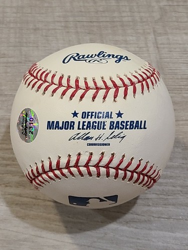 Von Vernon Wells Toronto Blue Jays signierter OML Baseball, mit AAA COA - Bild 5 von 5