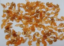 Acrylic Autumn LEAVES Leaf Charms Drops ~ Mixed sizes and shapes  Fall  COLORS