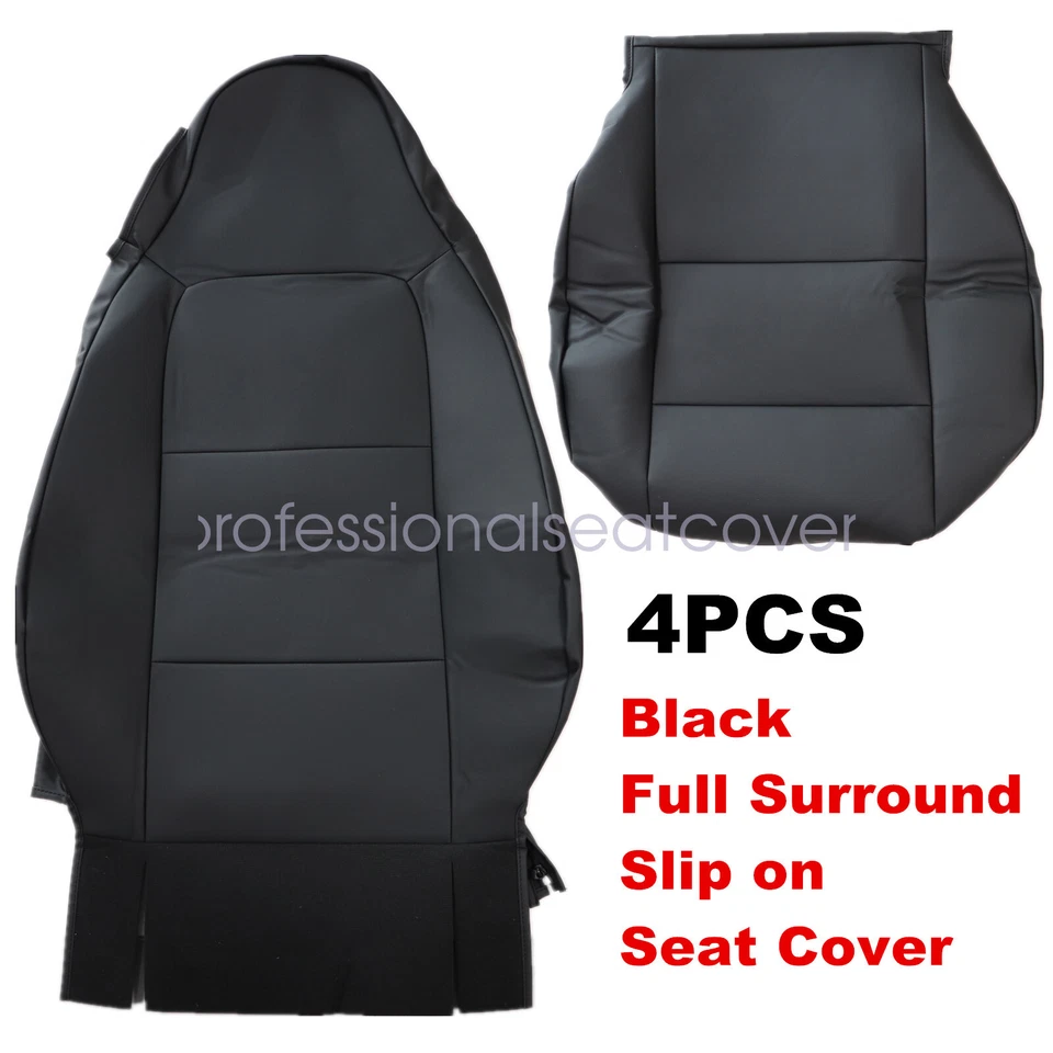 2 fundas de asiento delanteras para bmw z3 1996-2002 cuero negro hechas a medida Foto 2 de 4