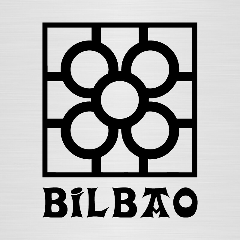 PEGATINA BALDOSA BILBAO vinilo coche moto adesivi sticker vinyl auto