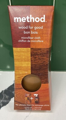 Method Wood For Good Microfiber Cloth Dusting Polishing Furniture Discontinued