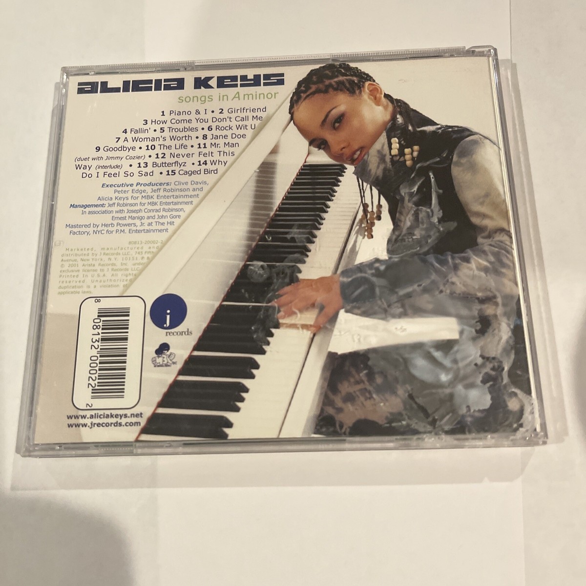 Songs in a Minor by Keys, Alicia (CD, 2001) 808132000222| eBay