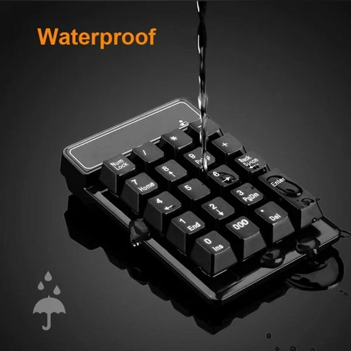2.4GHz USB Numeric Keypad Bluetooth 19 Keys Number Pad