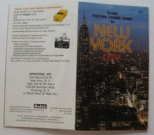 Photography Reference Guide For Kodak Picture Taking Guide To New York 1971