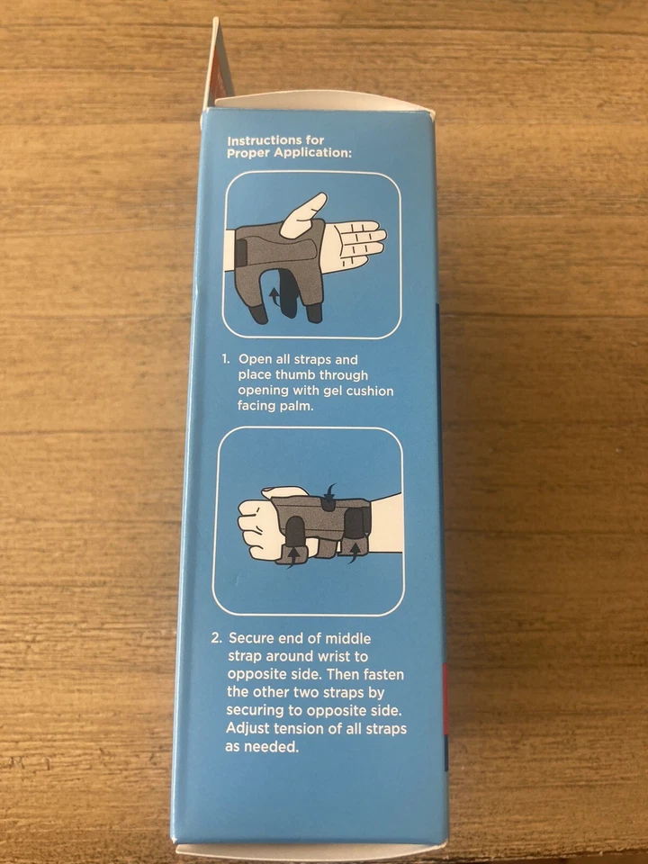 NUEVO Soporte Muñeca Férulas Extraíbles, Soporte Avanzado Anti Microbiano Ajustable Foto 3 de 4