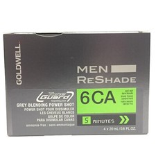Goldwell Men Reshade 6CA Cool Ash Dark Blonde, 4 x 20ml / 0.6 oz