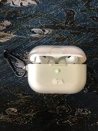 Apple AirPods Pro with MagSafe Wireless Charging Case and Protective Case-White - Zdjęcie 2 z 19