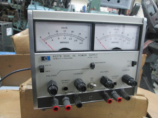 Hewlett Packard Model 6227B Dual DC Power Supply 0-25V 0-2A 115V 1Ph | eBay