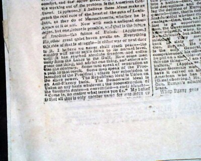 PIKE'S PEAK Gold Rush Kansas Territory Prospecting Mining Letter 1858 Newspaper 