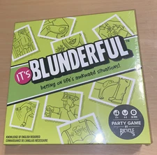 Bicycle It's Blunderful - The Game About Awkward Situations party game FUN NEW