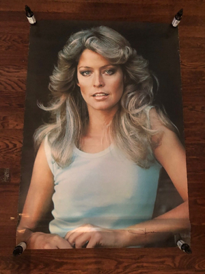 Farrah Fawcett 1977 Rare Poster
