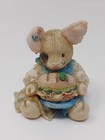 1994 Enesco “This Little Piggy Ate Roast Beef Pig Figure Figurine By Mary Rhyner