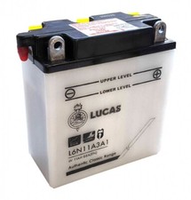 L6N11A-3A-1 Lucas Motorcycle Battery 6V 11Ah (6N11A3A1)