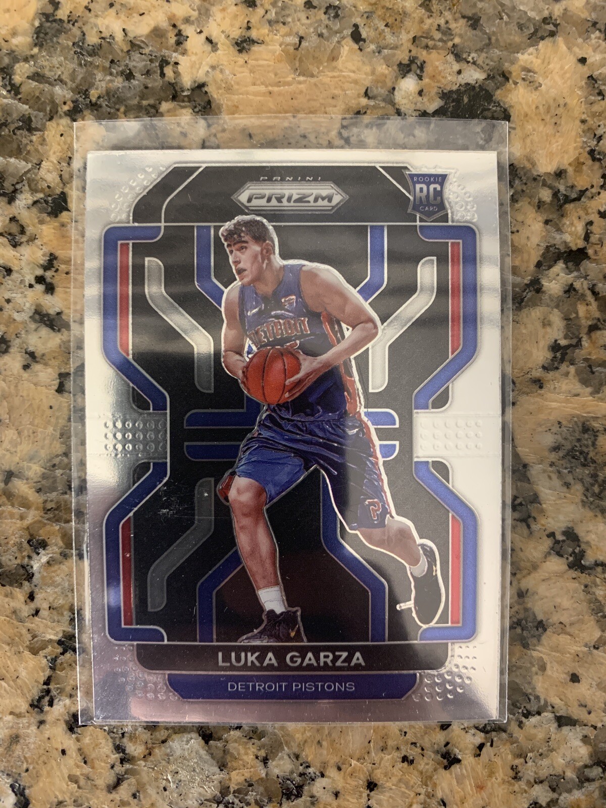 Luka Garza 2021-22 Panini Prizm Base Rookie RC #303 Detroit Pistons