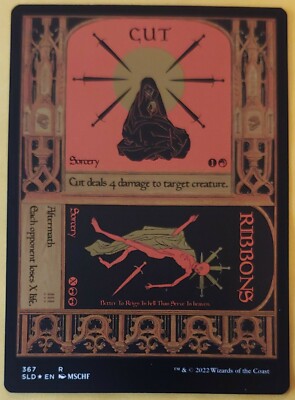 mschf mtg cards Blood Moon [0366] [MSCHF] [Full Art] [Secret Lair Drop] [Etched Foil] – Face to Face Games Known for their shocking MTG Secret Lair x MSCHF