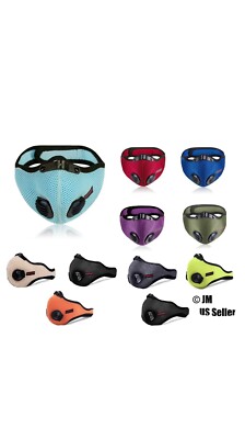 Activated Carbon Face Mask Shield with filter Cycling Outdoor Ships From USA