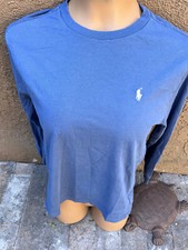Polo Ralph Lauren Slate Blue Long Sleeve Tshirt - Unisex Kids L 14/16