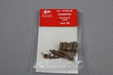 ZC3081 Amati 4159/30 accastillage bateau miniature canon chariot 30mm cannon